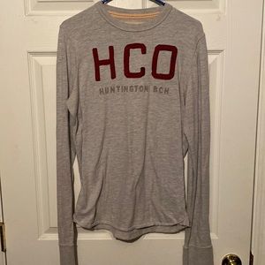 Mens hollister medium long sleeve shirt